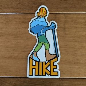 *SALE* Set of Three Female Hiker Stickers